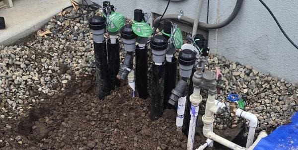 Sprinkler valve manifold installation and repair service in Sacramento CA